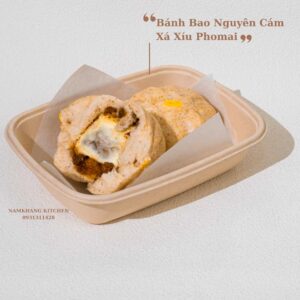 Bánh bao nguyên cám xá xíu Phomai